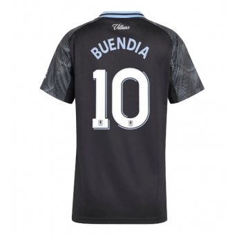 Billige Fotballdrakt Aston Villa Emiliano Buendia #10 Replika Bortedrakt Dame 2025-26 Kortermet